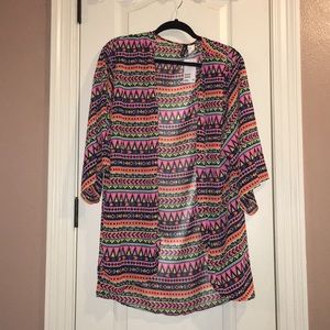 H&M Aztec Colorful Kimono